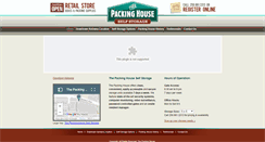 Desktop Screenshot of packinghousestorage.com
